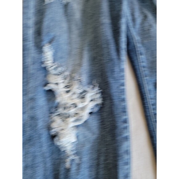 Judy Blue Womens 3 29x29 Jeans Boyfriend Mid Rise Distressed Stretch Logo Medium - Picture 6 of 16